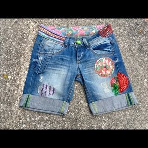2 for 20!!!!! RARE Desigual Bermuda shorts